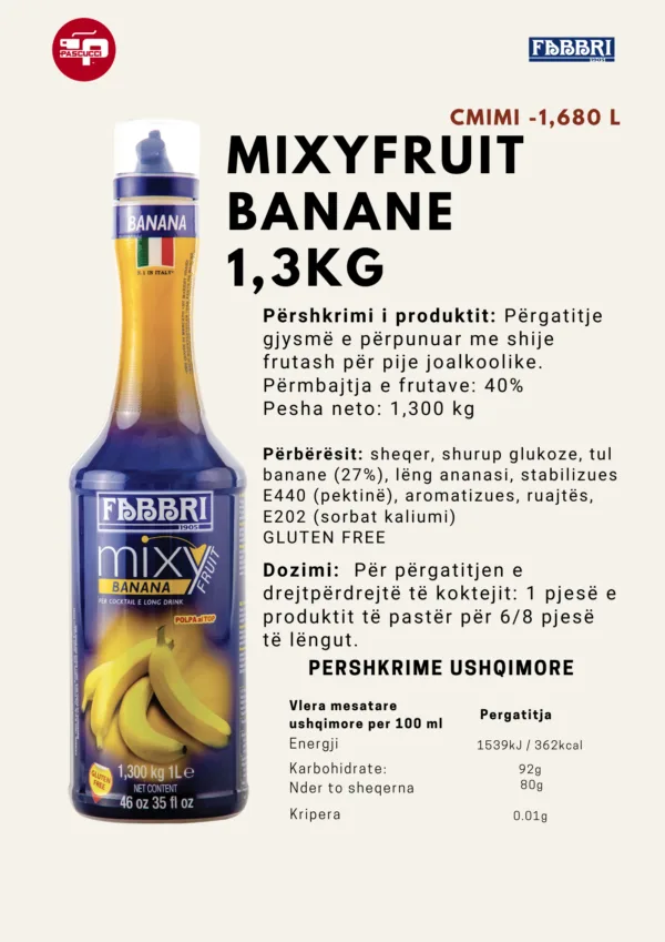 MIXYFRUIT BANANE 1,3KG (Coming soon) - Image 2