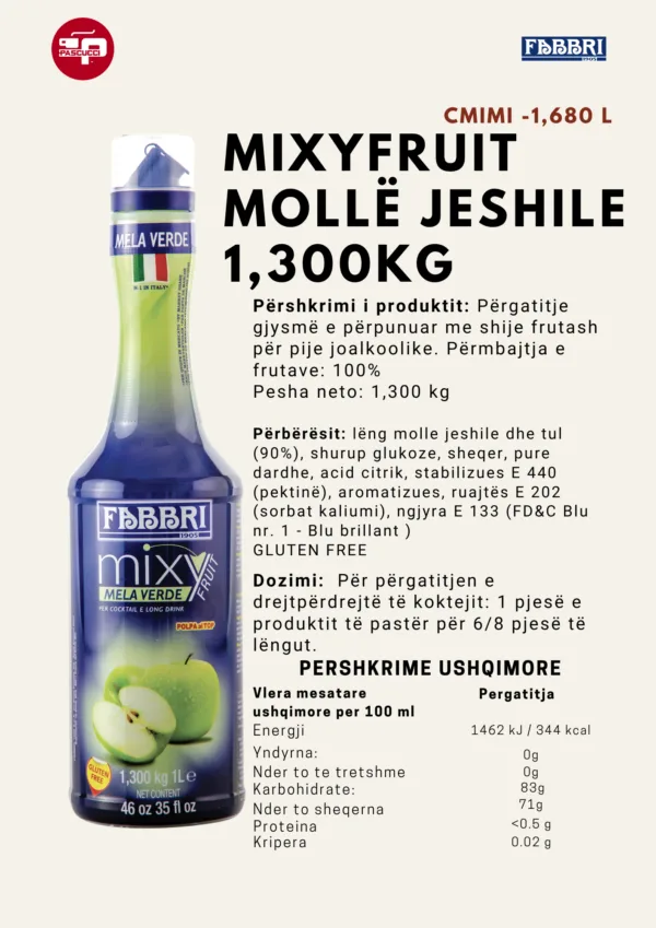 MIXYFRUIT MOLLË JESHILE 1,300KG (Coming soon) - Image 2