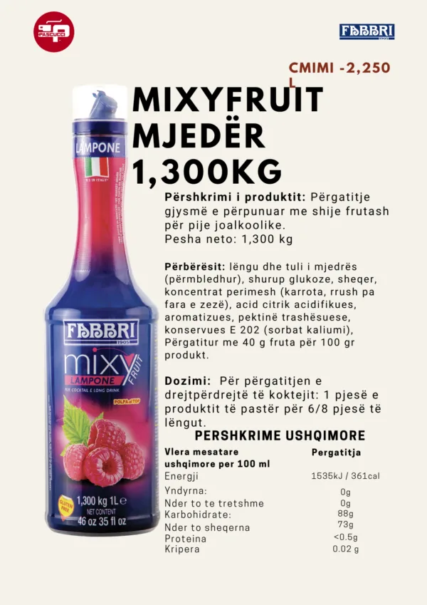MIXYFRUIT MJEDËR 1,3KG (Coming soon) - Image 2