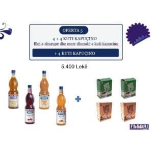 4 Fabbri Mixybar + 4 Kapucino Mix